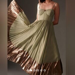 Anthropologie Size S Petite Verb by Pallavi Singhee Corset Embellished Dress NEW